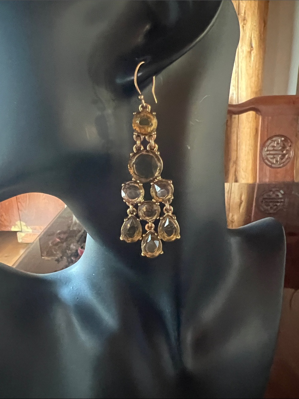 Gold-Tone Dangle Chandelier Earrings - Women Jewelry